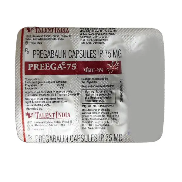 Preega 75 SR Tablet